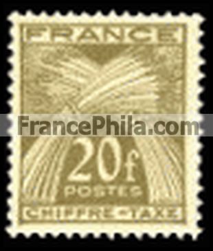 France Postage Due Yv. 77