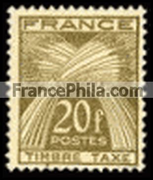 France Postage Due Yv. 87