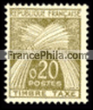 France Postage Due Yv. 92